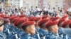 Парад вооруженных сил Казахстана в день 14-й годовщины Конституции Казахстана. Астана, 30 августа 2009 года. 