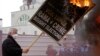 Opposition Supporters Clash With Police In Albanian Capital