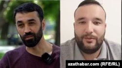Alişer Sahatow (çepde) we Abdylla Orusow