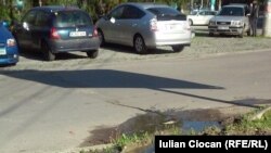 Pe strada Andrei Doga la Chișinău...