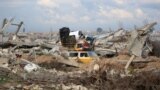  Netzarim korridoryndan geçýän palestinalylar. 9-njy fewral, 2025.