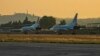 Russian Tu-22M3 bombers at the Russian-operated Khmeimim air base in western Syria (file photo) 