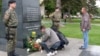 Споменикот „Ангел“ во Битола во чест на загинатите бранители кај Вејце во 2001 година.