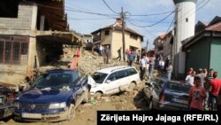 Pasojat e vërshimeve në Tetovë