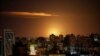A drone explodes over Kyiv amid a Russian air attack on the Ukrainian capital on November 3. 