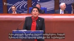 სალომე ზურაბიშვილის დაპირება რუსეთის დელეგაციას