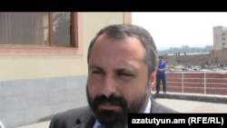 Armenia -- Davit Babayan, the Karabakh Armenian presidential spokesman, speaks in Yerevan.