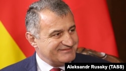 The leader of Georgia's breakaway region of South Ossetia, Anatoly Bibilov, said he was ready to step down as leader if "people are demanding my resignation." (file photo)