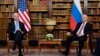 АКШ президенти Жо Байден менен Орусиянын лидери Владимир Путин. 16-июнь, 2021-жыл. Женева