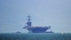 The USS Carl Vinson, the US Navy's nuclear-powered Nimitz-class aircraft carrier (file photo)
