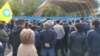The protesters in Elista demanded that Dmitry Trapeznikov be removed from the post of acting mayor by October 1.