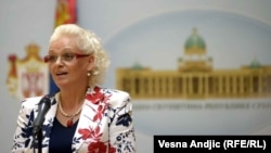 Jorgovanka Tabaković u Skupštini 6. avgusta 2012.