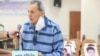 Jamshid Sharmahd in an Iranian courtroom in 2022