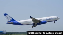 Адзін з самалётаў Airbus, атрыманых Беларусьсю ў абыход санкцый
