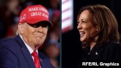 ABŞ-nyň prezidentligine kandidatlar Donald Tramp hem Kamala Harris