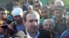Главный редактор газеты «Айкакан жаманак» Никол Пашишян спустя несколько минут после освобождения из УИУ «Артик», 27 мая 2011 г. 