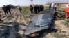 Debris of Flight 752, which was shot down in January 2020, on the outskirts of Tehran