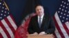 Afghanistan - U.S. Secretary of State Mike Pompeo in Kabul - screen grab