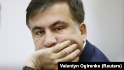 Former Georgian President Mikheil Saakashvili (file photo)