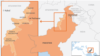 Tribal areas in Pakistan, bordering with Afghanistan 