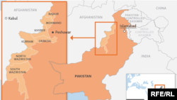 Tribal areas in Pakistan, bordering with Afghanistan 