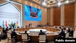 “Merkezi Aziýa - Germaniýa” görnüşindäki ikinji ýokary derejeli duşuşyga gatnaşýan liderler