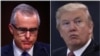 Andrew McCabe și președintele Donald Trump