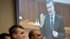 Віктор Янукович під час відео-допиту. 28 листопада 2016 року