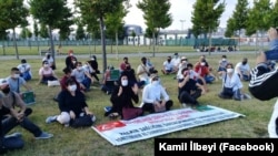 Акция протеста граждан Туркменистана в Стамбуле, июль, 2020