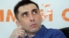Гражданский активист Вадим Курамшин на онлайн-конференции в Алматинском бюро Азаттыка после своего освобождения из таразской тюрьмы. Алматы, 31 августа 2012 года.