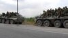 Грузия, август 2008 г. Российские войска на подступах к городу Гори.