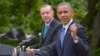 U.S. President Barack Obama and Turkish Prime Minister Recep Tayyip Erdogan conduct a joint press conference at the White House.