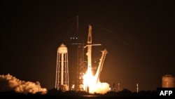 The SpaceX Falcon 9 blasts off from the Kennedy Space Center in Florida on August 26.