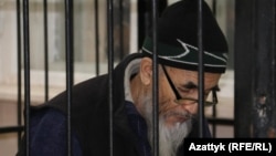 Azimjan Askarov in court in Bishkek in January 2017.