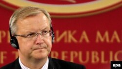 Еврокомесарот за проширување на ЕУ Оли Рен