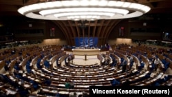 The Council of Europe said on April 8 that it had suspended Bosnia-Herzegovina from the assembly.