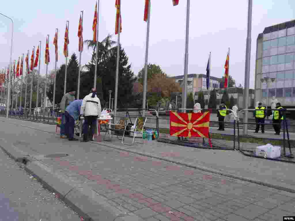 Протести на професионалните војници - Протести на професионалните војници