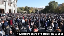 د ارمنستان پلازمېنه یریوان کې لاریون