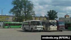 Аўтавакзал у Віцебску. Архіўнае фота