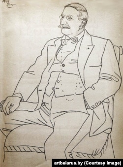 Пабла Пікаса «Партрэт Леона Бакста» (1922)