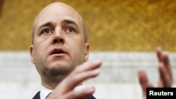 Primul minsitru al Suediei, Fredrik Reinfeldt
