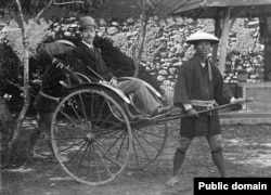 Nicholas Romanov, later Nicholas II, the last tsar of Russia, during his trip to Japan in 1891