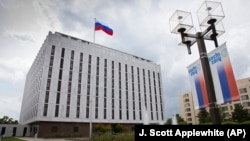The Russian Embassy in Washington (file photo)
