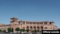 Armenia -- The Government building in Republic Square, Yerevan, undated