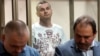 Ukrainian film director Oleh Sentsov at a court hearing in Rostov-on-Don in August 2015