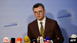 Ukrainian Foreign Minister Dmytro Kuleba in Berlin on November 2