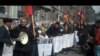 Депутат НС Заруи Постанджян протестует против ареста своего брата (архивная фотография) 