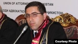 After defending officials from an opposition party, Tajik lawyer Buzurgmehr Yorov was himself convicted on terror-related charges. (file photo)