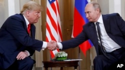 Трамп и Путин в 2018 году