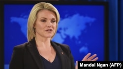 U.S. State Department spokeswoman Heather Nauert